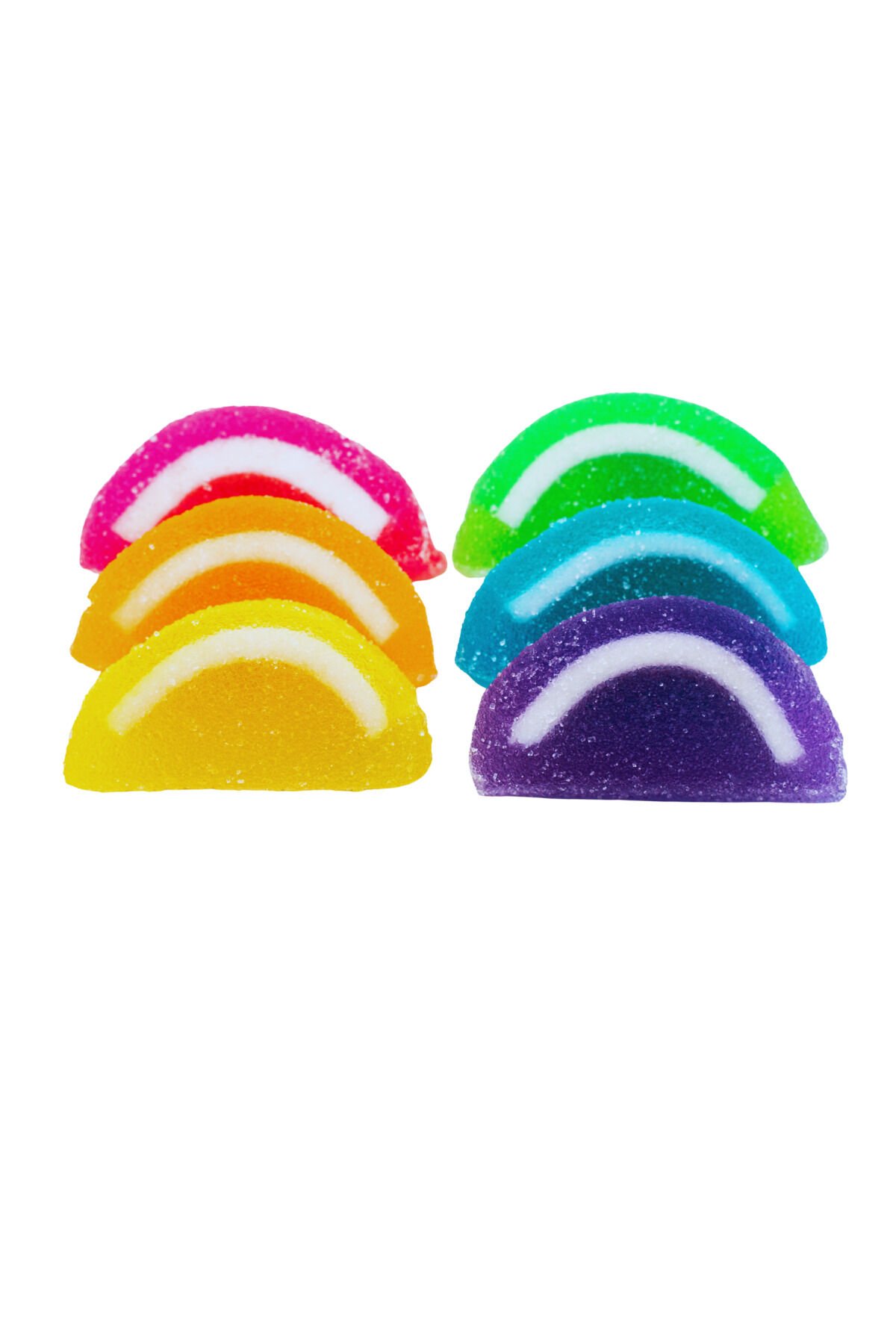 RENKLİ DİLİM JÖLE ŞEKERLEME JELATİNSİZ -DOĞAL-HELAL-VEGAN -GLUTENSİZ 1000 gr.