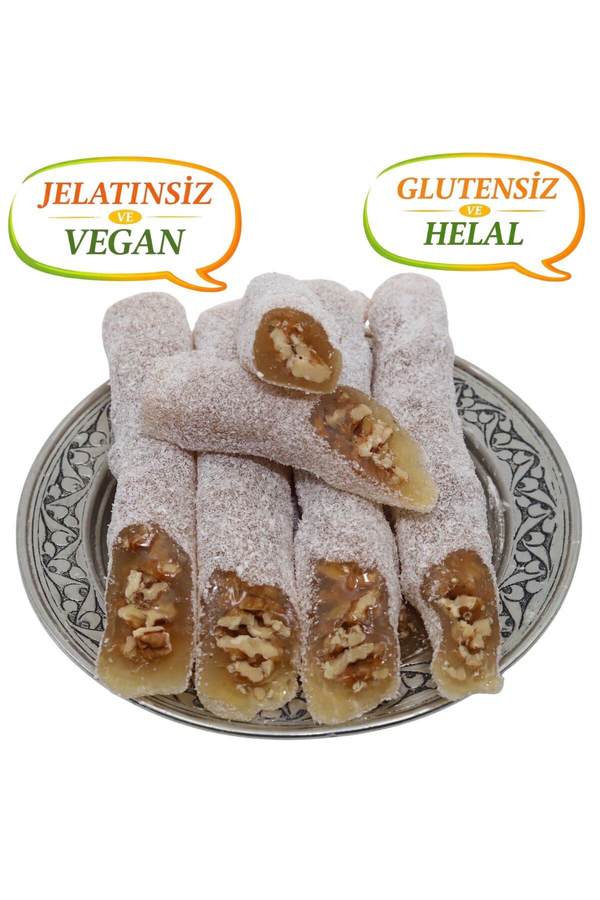 CEVİZLİ BATIRMA 2000 GR. JELATİNSİZ -DOĞAL-HELAL-VEGAN -GLUTENSİZ