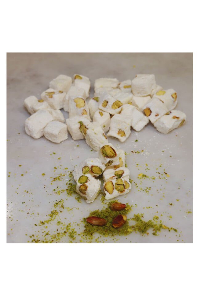 paşa çifte kavrulmuş antep fıstıklı lokumu -vegan-helal-glütensiz-jelatinsiz 400 gr.