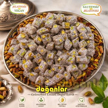 400 GR. HİNDİSTAN CEVİZLİ ÇİFTE KAVRULMUŞ LOKUM