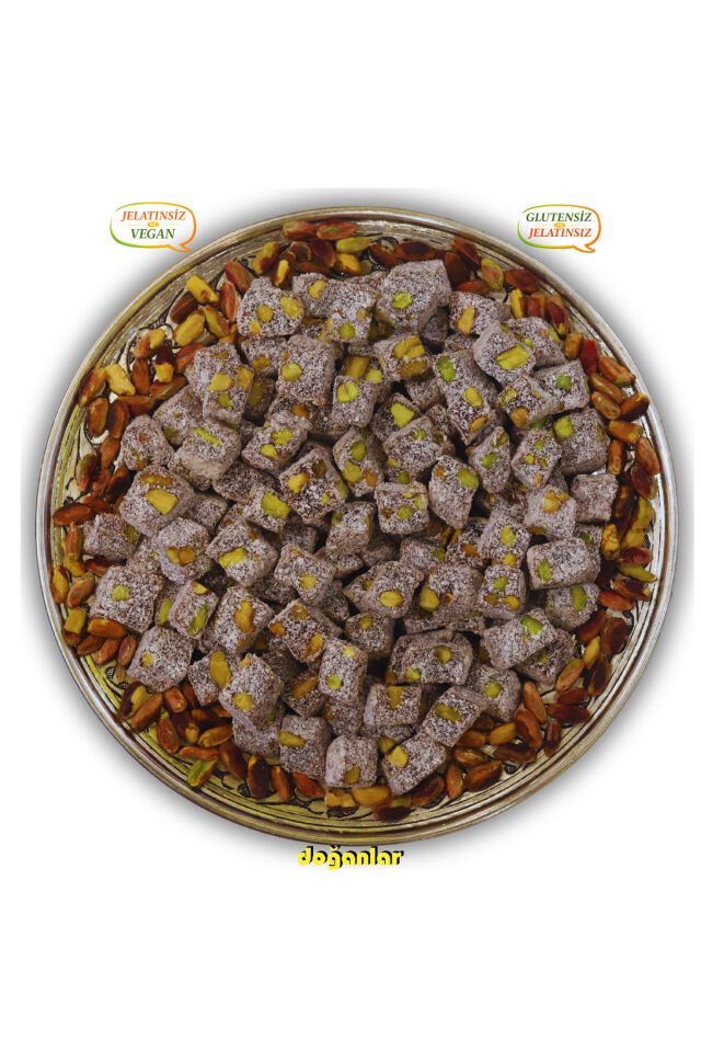 1 KG. HİNDİSTAN CEVİZLİ ANTEP FISTIKLI ÇİFTE KAVRULMUŞ LOKUM