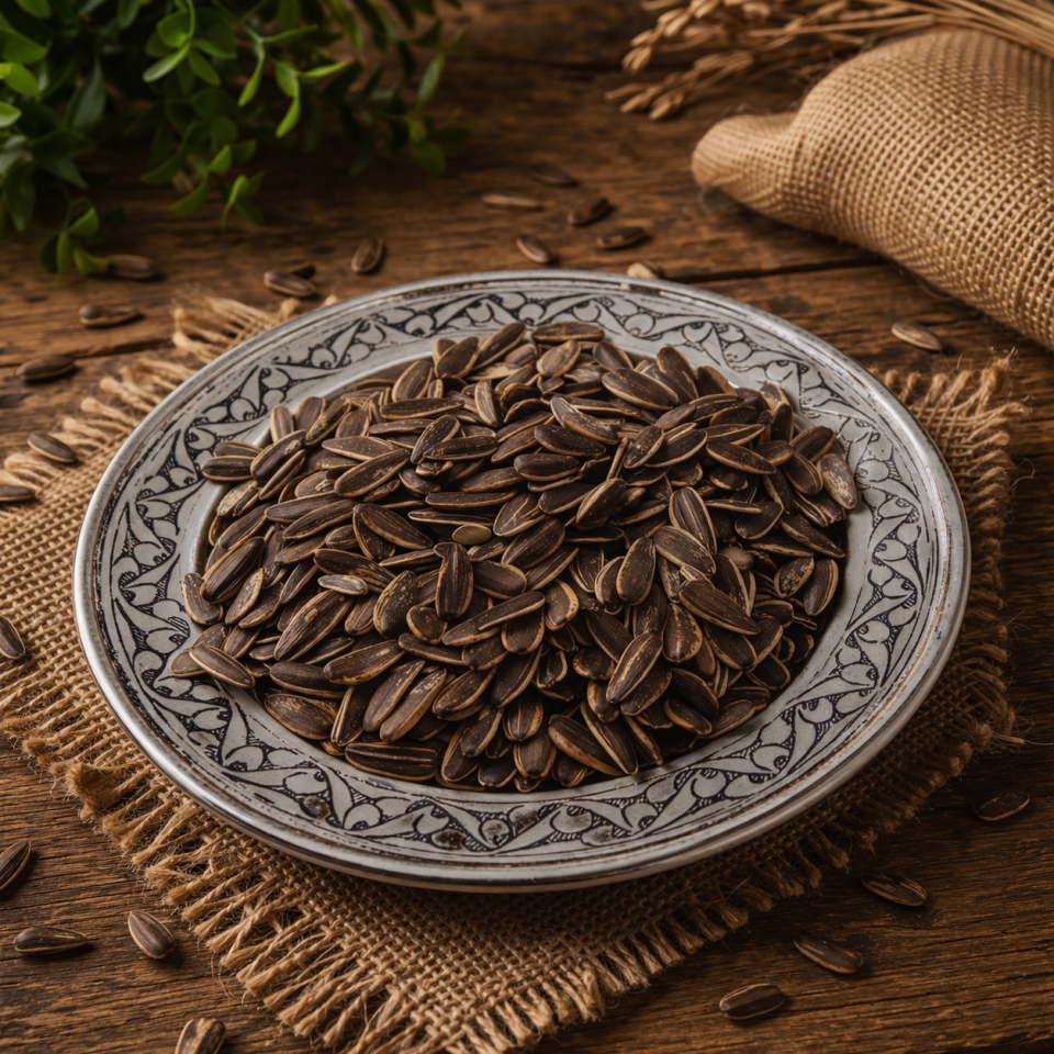 1 KG. ALA ÇEKİRDEK TUZSUZ ( AY ÇEKİRDEĞİ )
