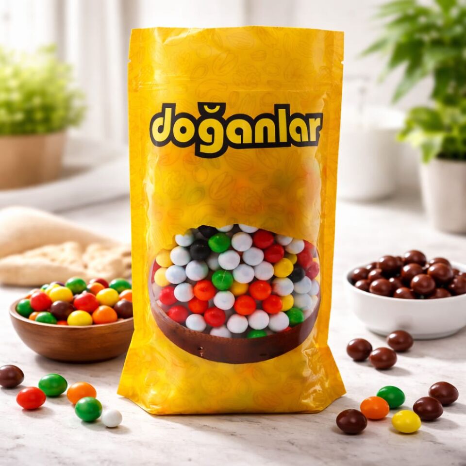 ÇİKOLATALI LEBLEBİ ŞEKERİ 1 KG.